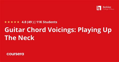 coursera guitar|Guitar Chord Voicing: Playing Up The Neck .